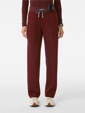 Figs Burgandy Livingston Pants
